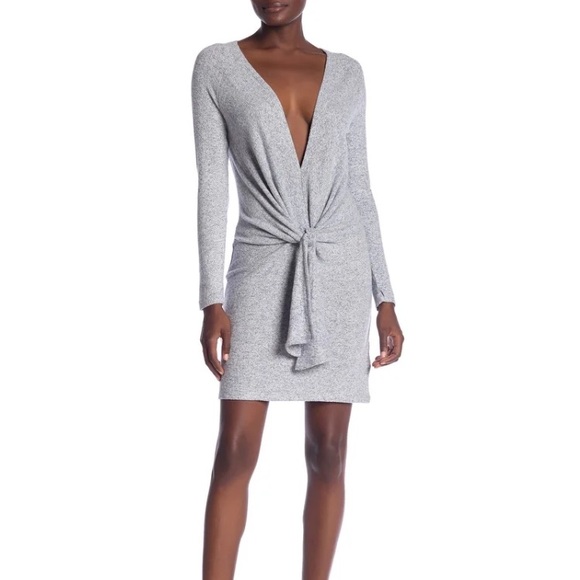 Free People Ginger Cozy Tie-Front Dress - Picture 2 of 16